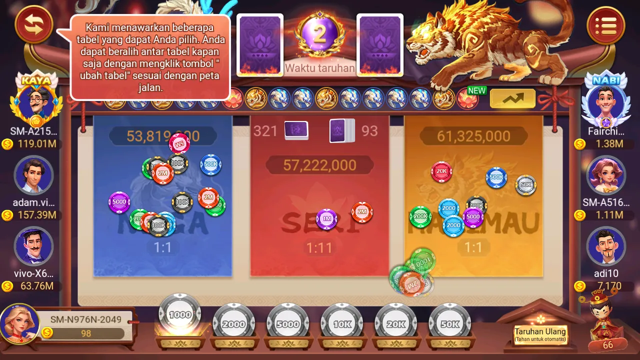 Game Casino Dragon Tiger